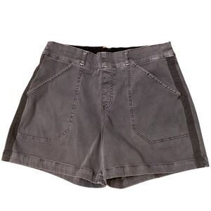 SPANX Stretch Twill‎ Shorts, Gray - Large Style 20358R